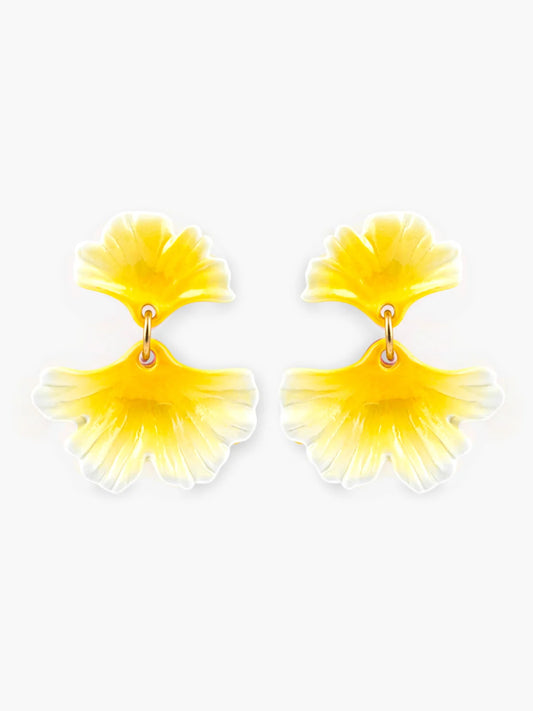 Brincos Feuilles de Ginkgo Jaunes J1030, Nach Bijoux