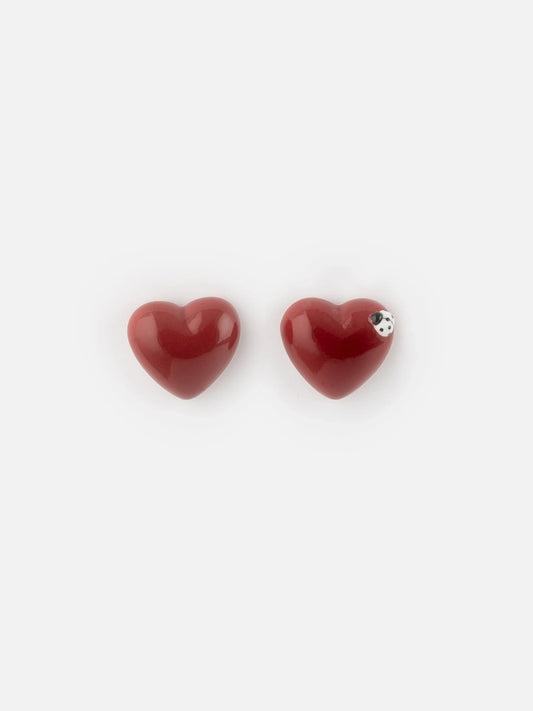 Brincos Cœur et Coccinelle J835, Nach Bijoux