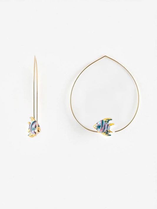 Brincos Poisson Arc-en-Ciel J848, Nach Bijoux