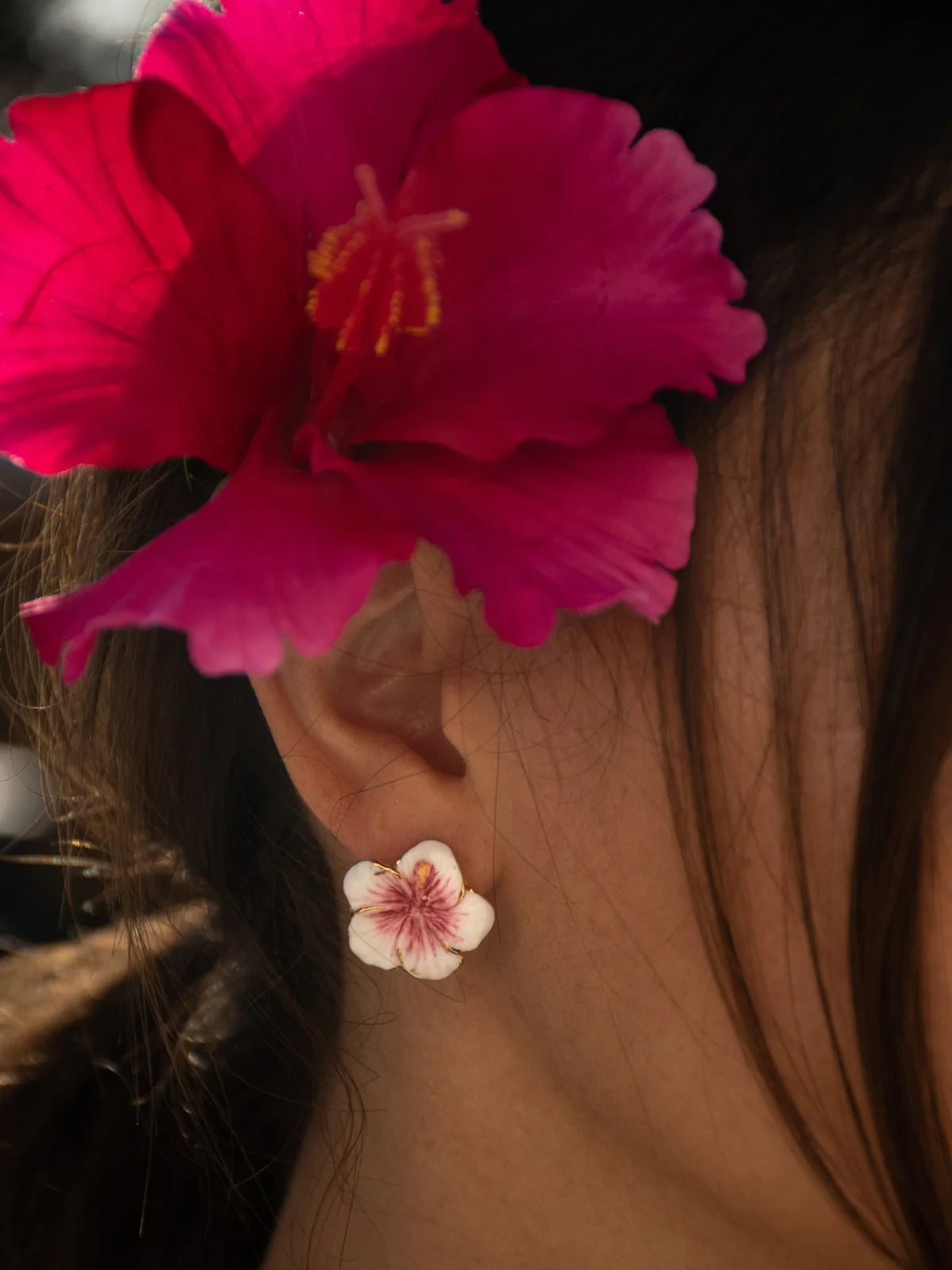Brincos Hibiscus J859, Nach Bijoux