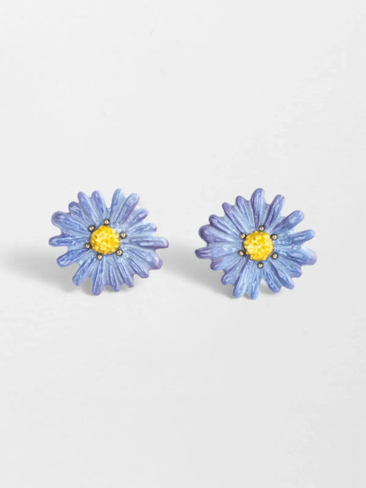 Brincos Anémone Bleue J927, Nach Bijoux