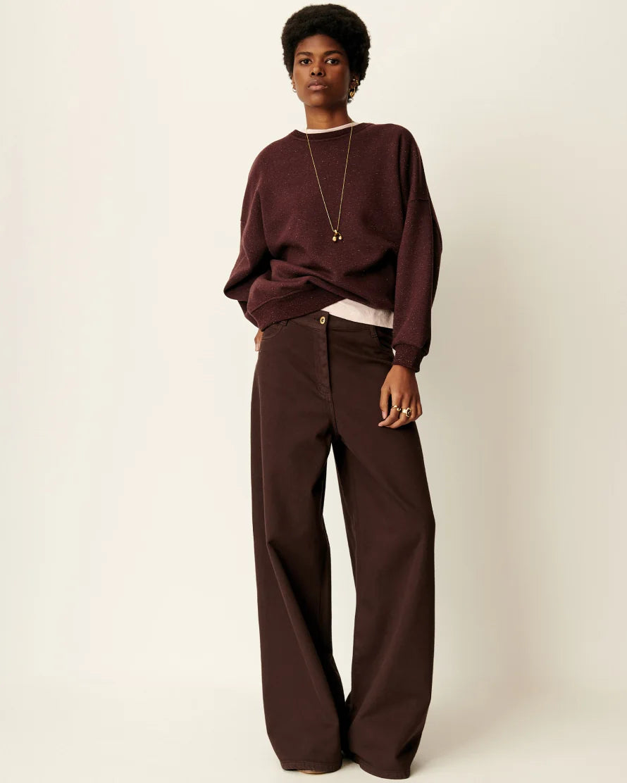 Sweatshirt CHEBBI ganache, Sessùn