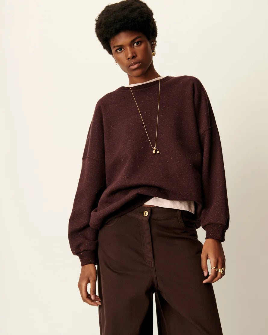 Sweatshirt CHEBBI ganache, Sessùn