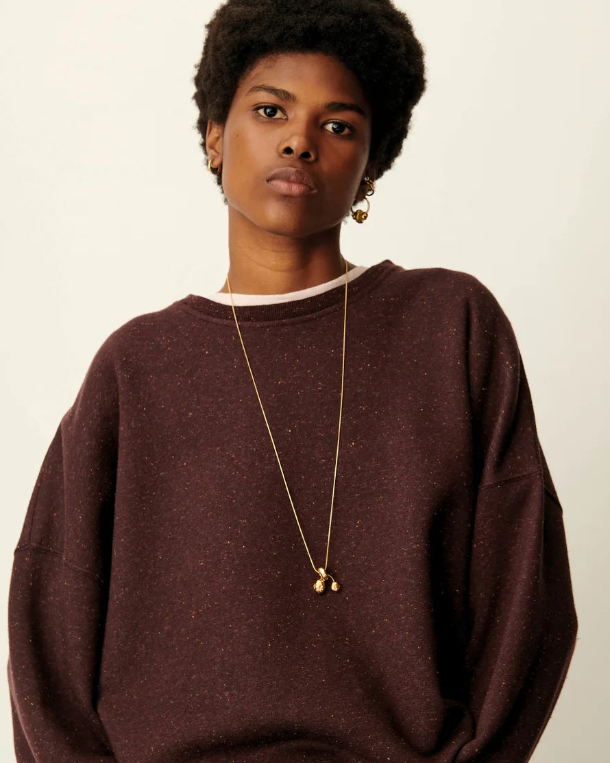 Sweatshirt CHEBBI ganache, Sessùn