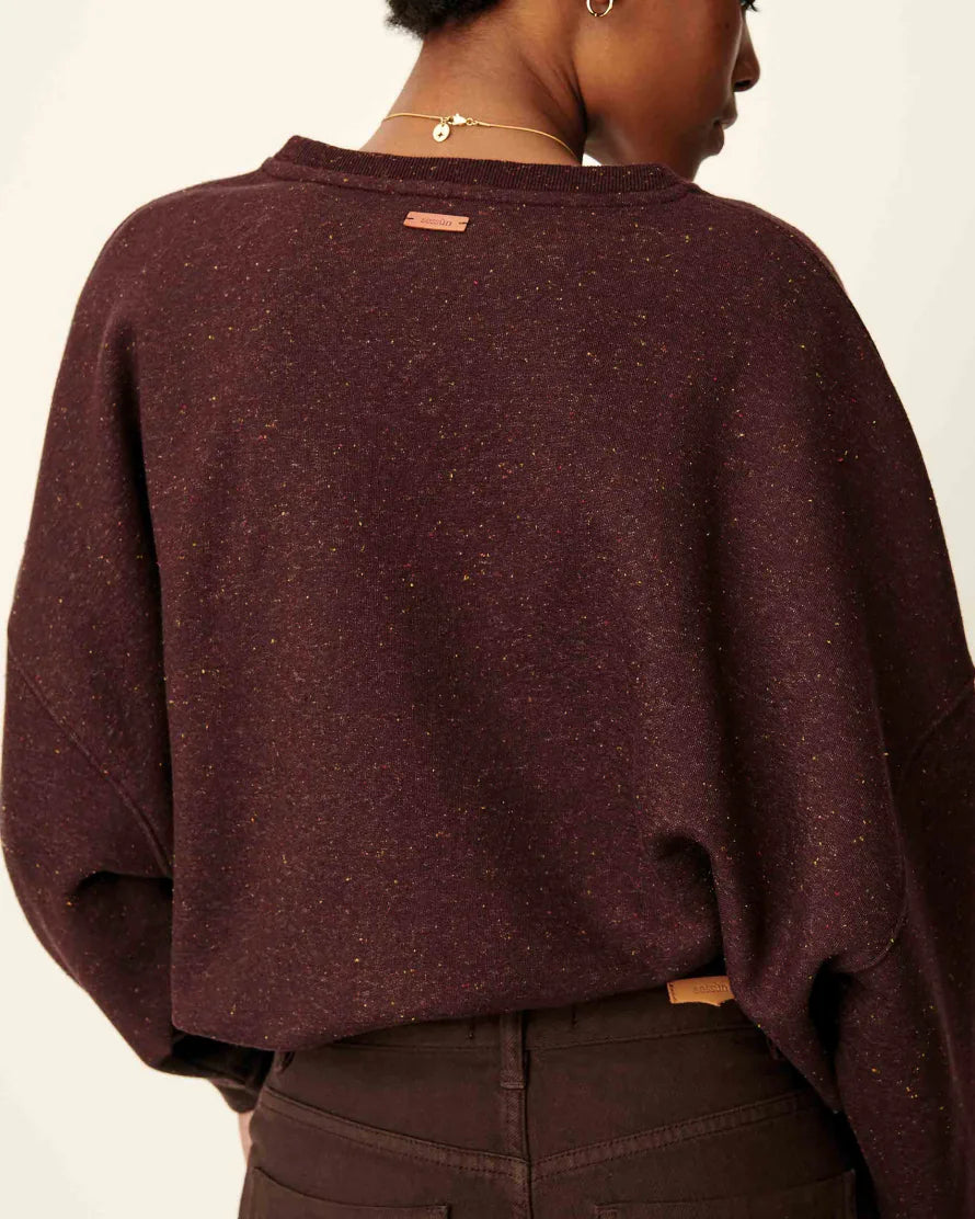 Sweatshirt CHEBBI ganache, Sessùn