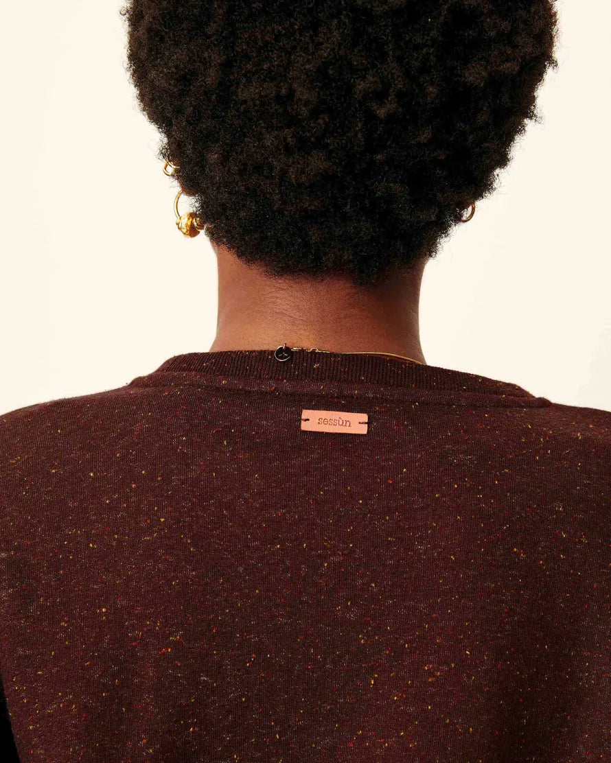 Sweatshirt CHEBBI ganache, Sessùn