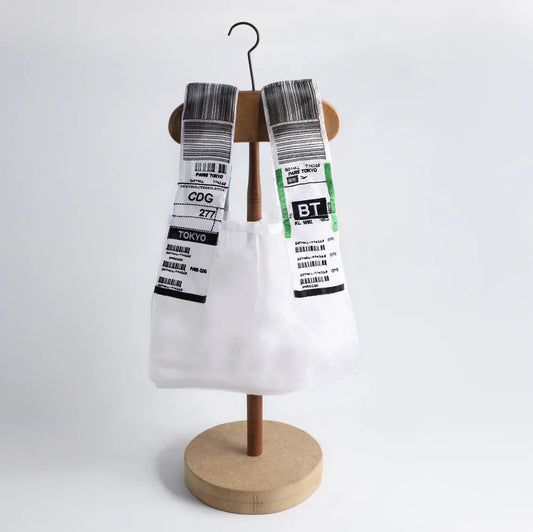 Saco em organza AEROPORT, Brigitte Tanaka
