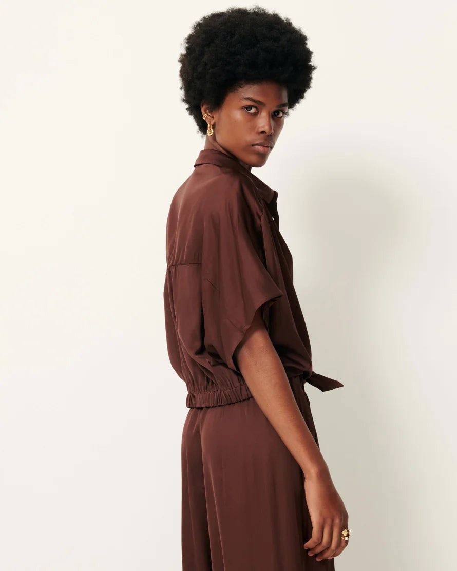Camisa ALFASSA NIGHT moka, Sessùn