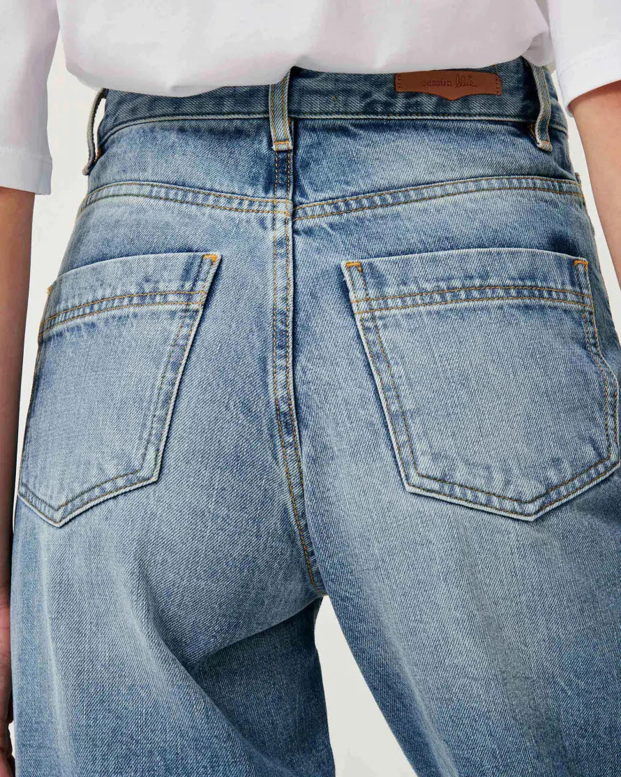 BAY CRUISE brocken black jeans, Sessùn