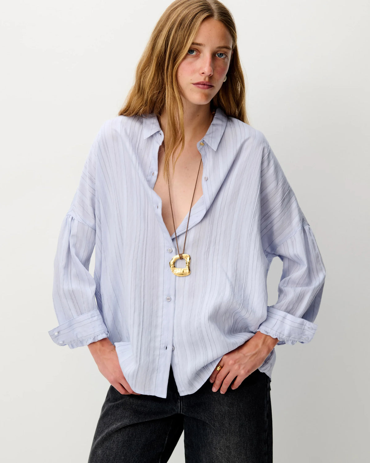 Camisa BOTAN celeste, Sessùn