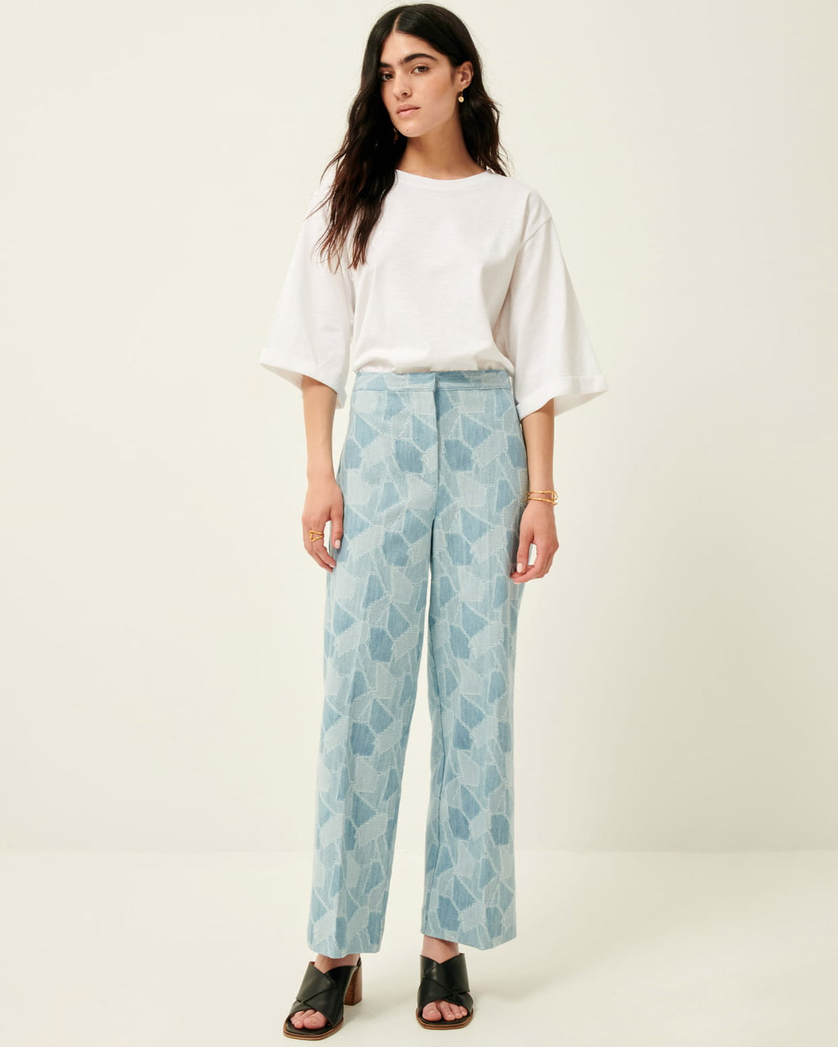 T-shirt DENYS optical white, Sessùn