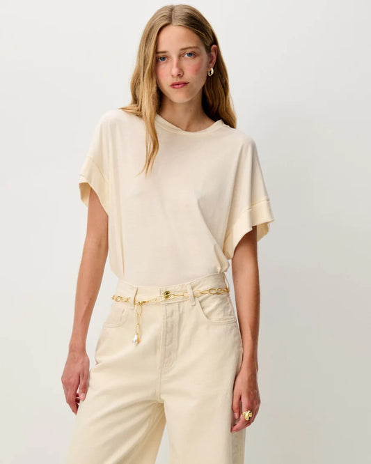 T-shirt DIMENTICA fleur de sel, Sessùn