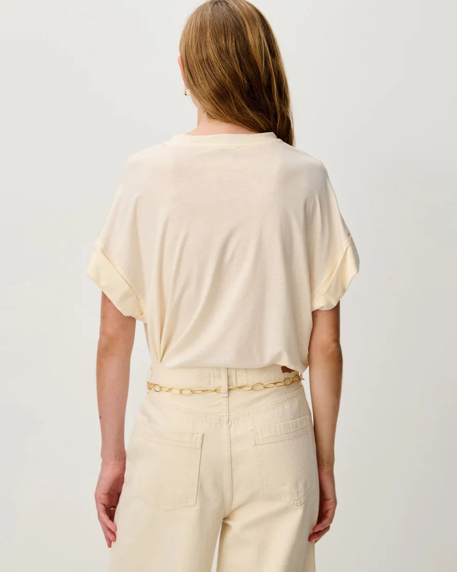 T-shirt DIMENTICA fleur de sel, Sessùn