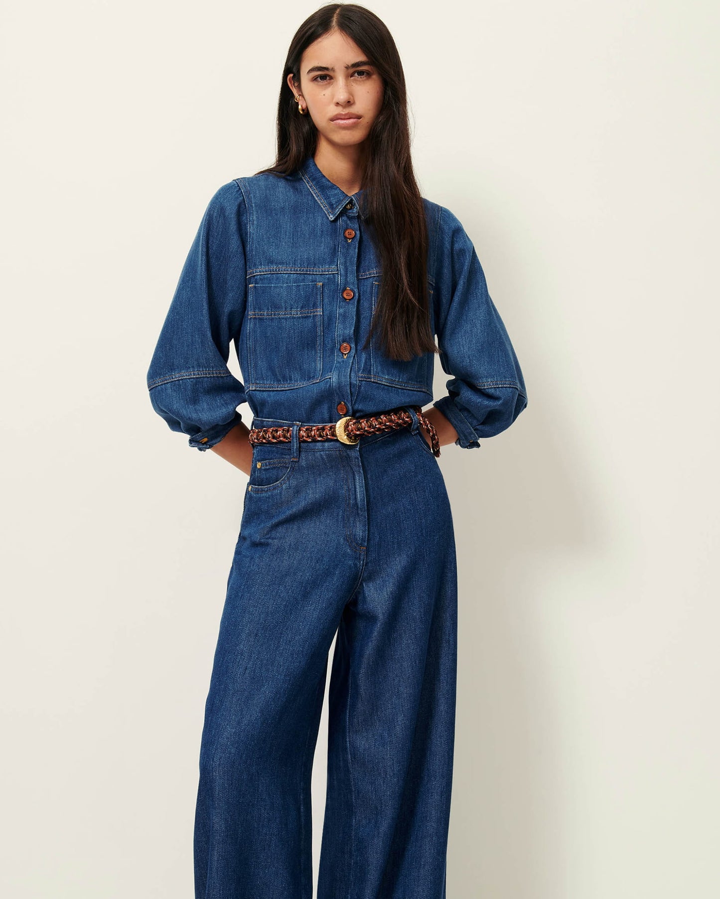 Sobrecamisa LEONE denim, Sessùn