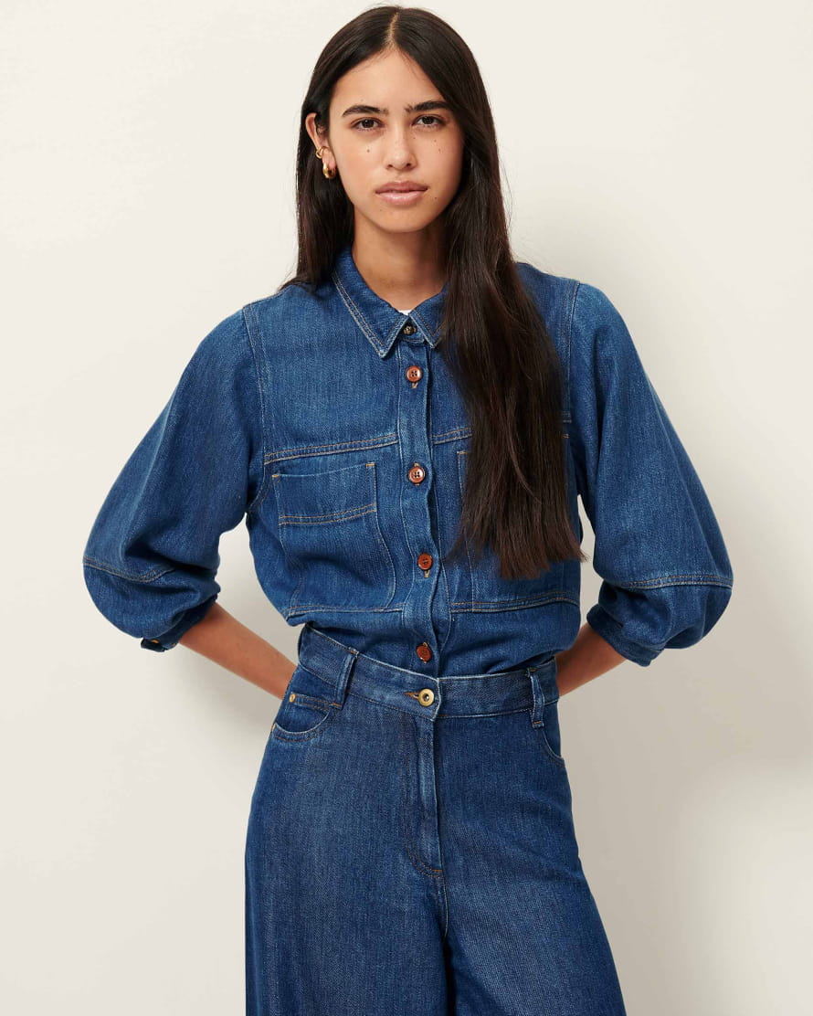 Sobrecamisa LEONE denim, Sessùn