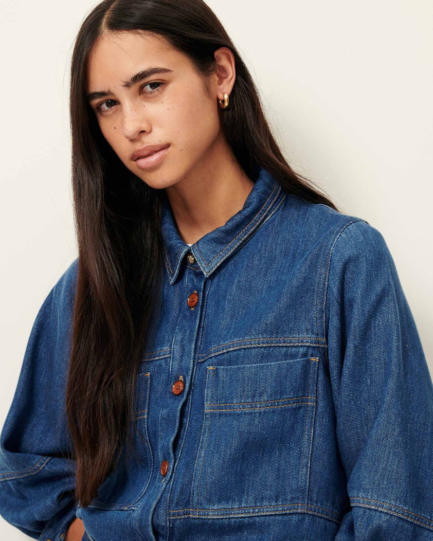 Sobrecamisa LEONE denim, Sessùn