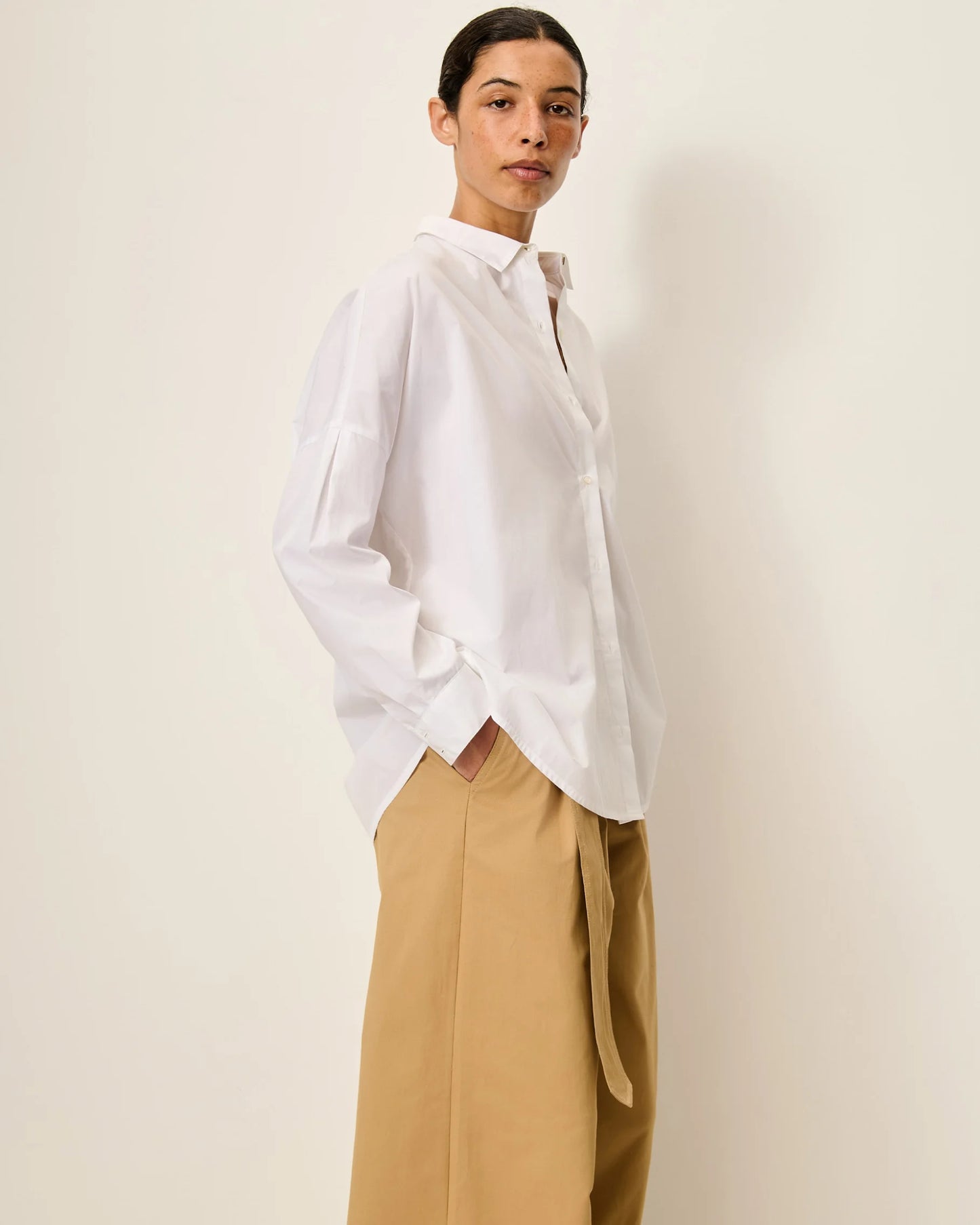 Camisa MAEMI O optical white, Sessùn