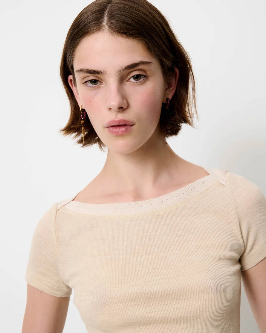 T-shirt ROMUALDA almond, Sessùn