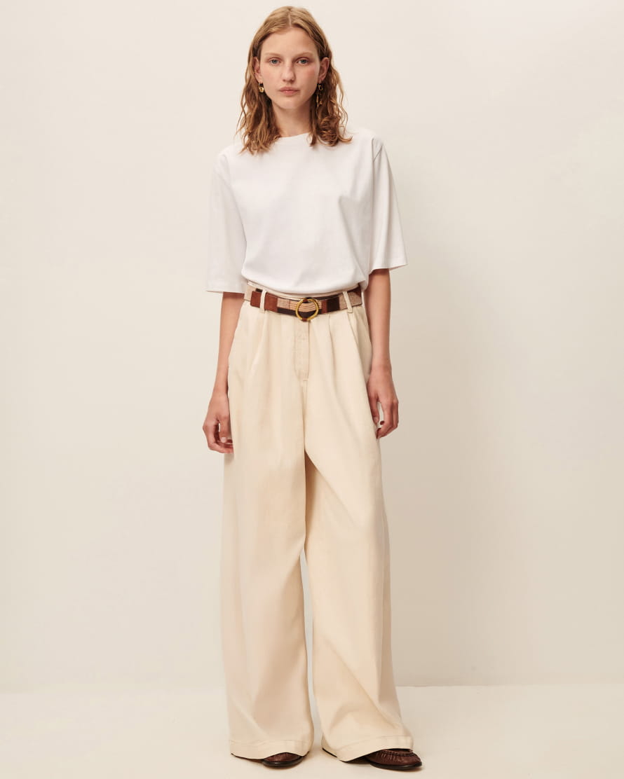 T-shirt SERGE optical white, Sessùn