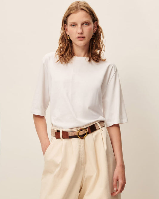 T-shirt SERGE optical white, Sessùn