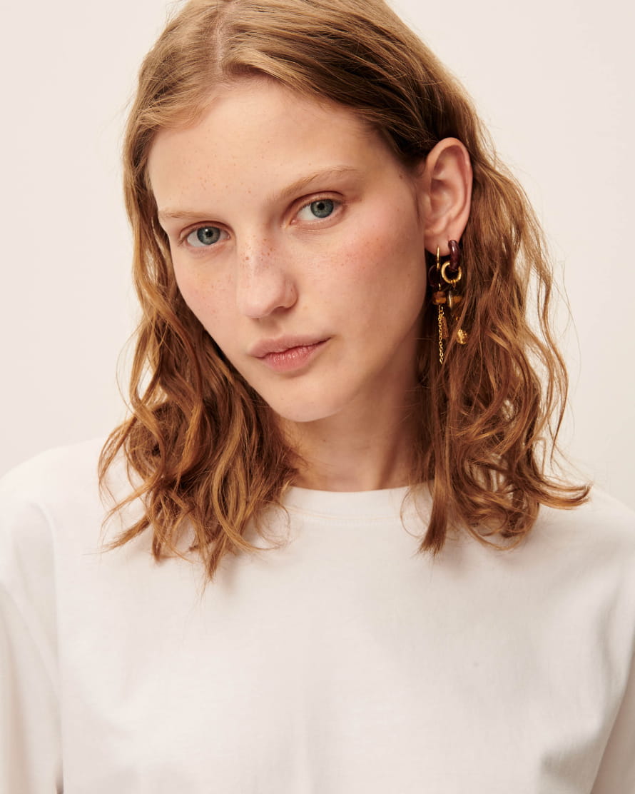 T-shirt SERGE optical white, Sessùn