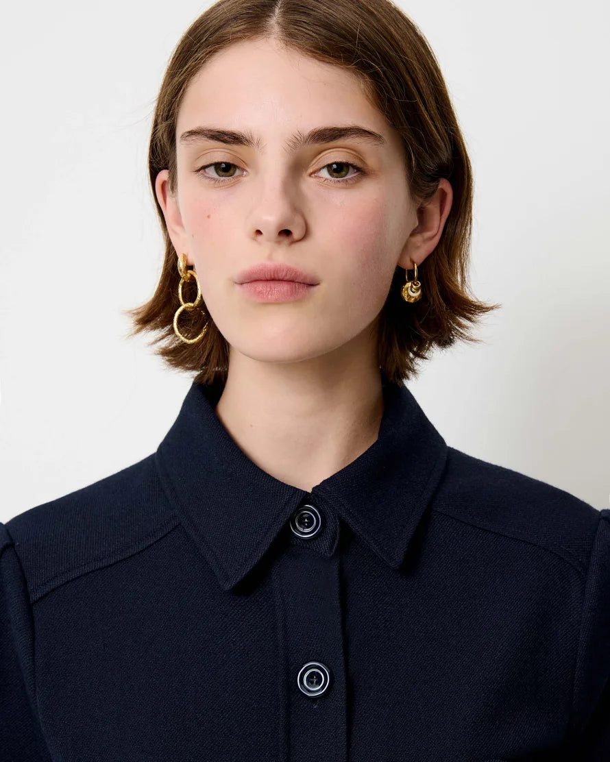 THEODORE navy shirt, Sessùn