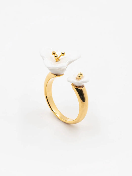 Anel Bougainvillier Blanc BB126, Nach Bijoux