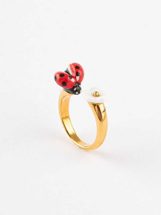 Ladybug Ring, BB153, Nach Bijoux