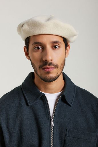 Authentic natural beret