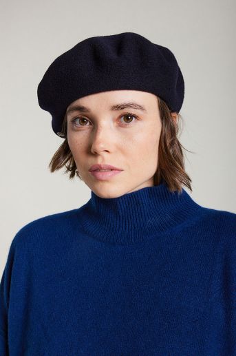 AUTHENTIQUE beret, marine, Laulhère
