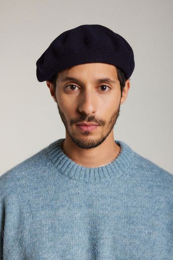 AUTHENTIQUE beret, marine, Laulhère