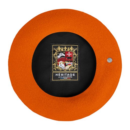 Boina AUTHENTIQUE, orange, Laulhère