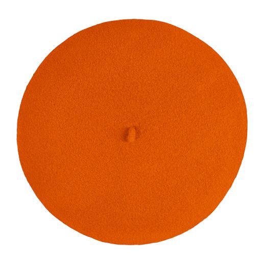 Boina AUTHENTIQUE, orange, Laulhère