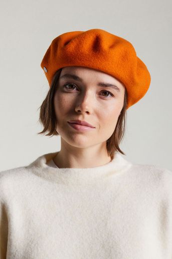 Boina AUTHENTIQUE, orange, Laulhère