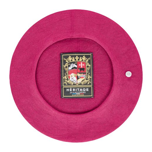 Boina AUTHENTIQUE ÉTÉ rosa fuchsia, Laulhère