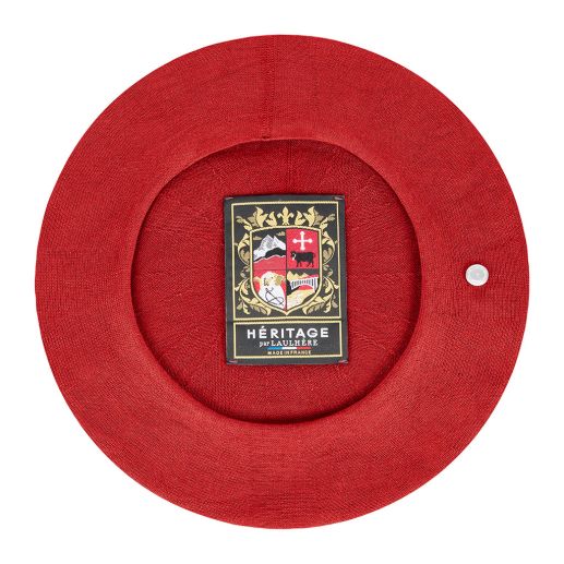 AUTHENTIQUE ÉTÉ écarlate beret, Laulhère