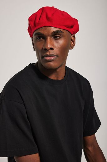 AUTHENTIQUE ÉTÉ écarlate beret, Laulhère