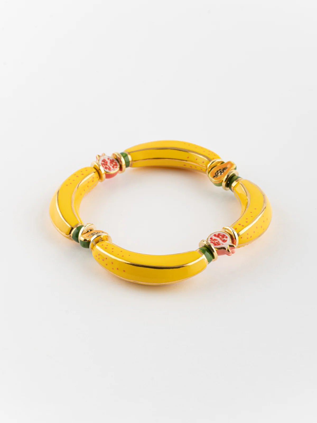 Pulseira Fruits et Perles Bananes Jaunes D292, Nach Bijoux