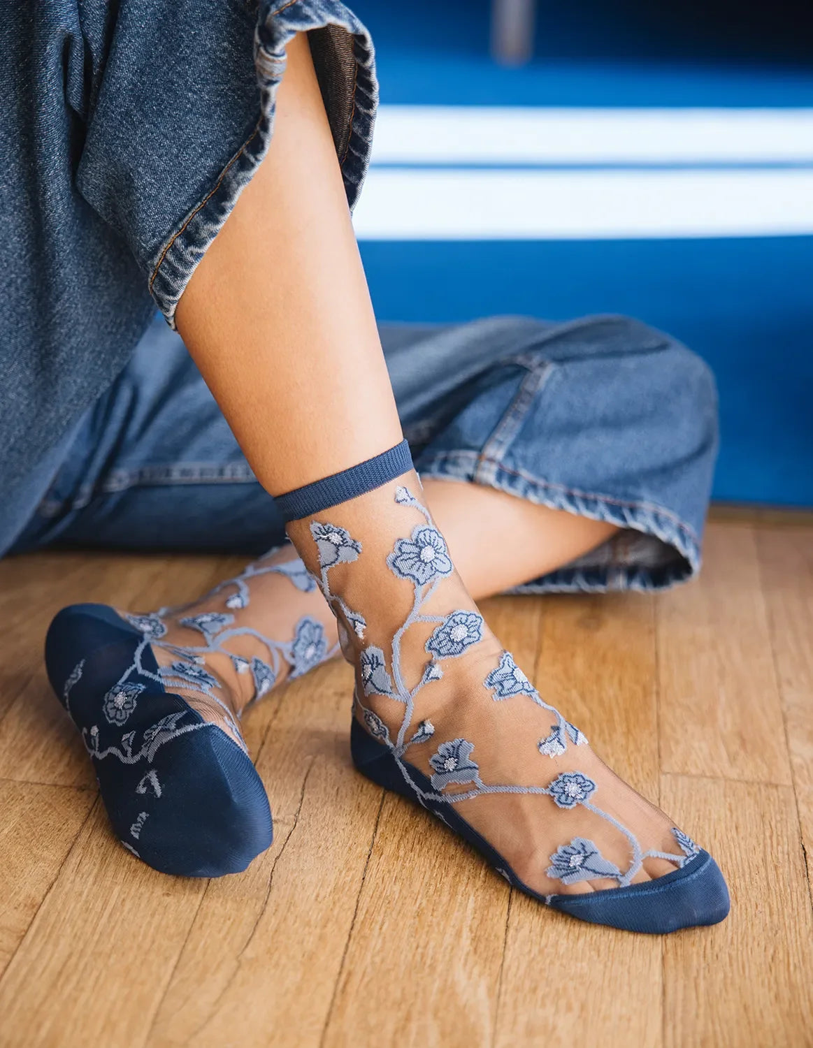 NAKAMEGURO Noir-Or socks