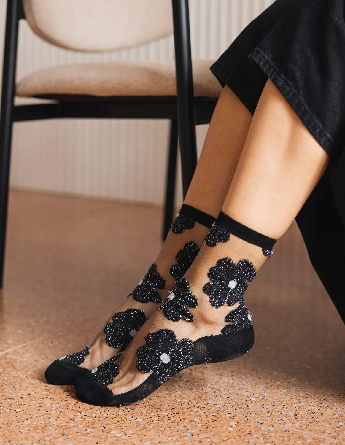 Murano Cream socks