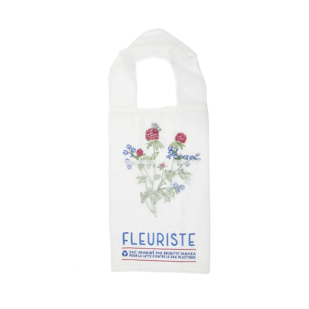 Saco em organza FLEURISTE ROUGE Brigitte Tanaka