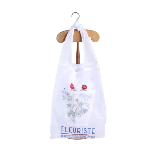 Saco em organza FLEURISTE ROUGE Brigitte Tanaka