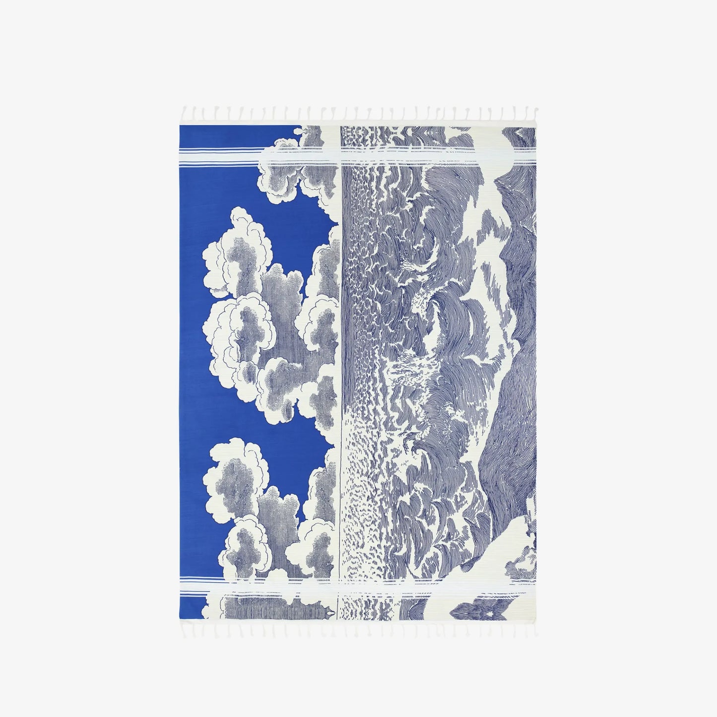 FOUTA 140 (duplo) Océanique bleu, Inoui