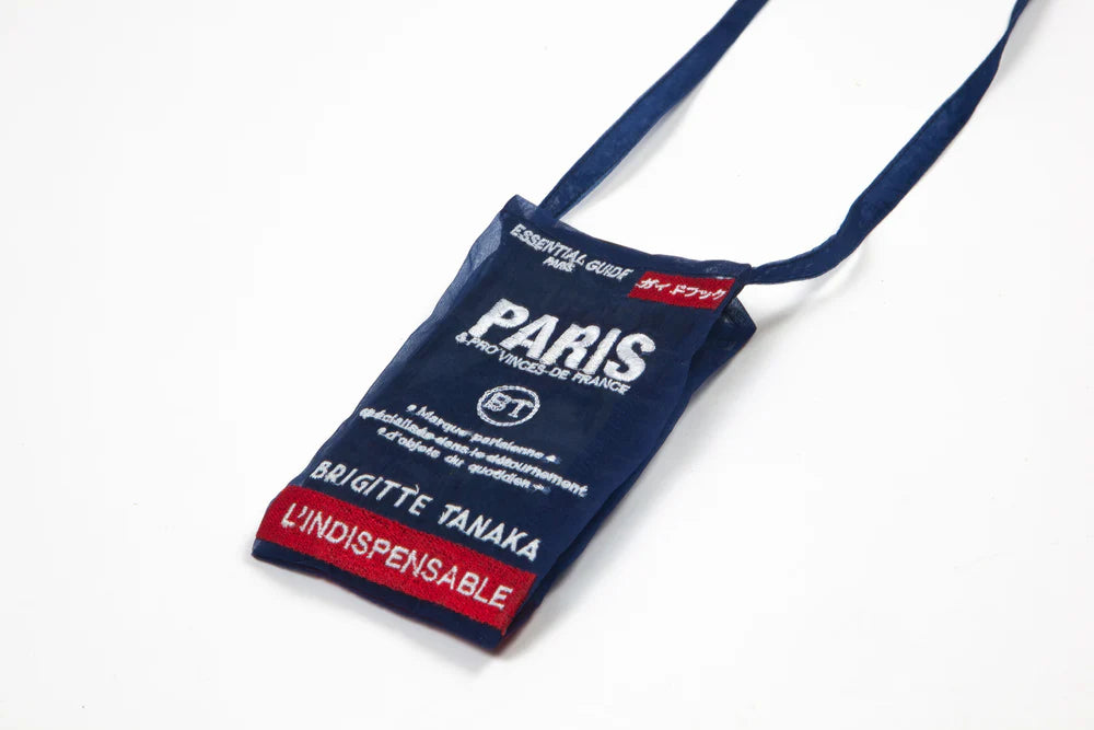 Bolsa em organza PARIS, Brigitte Tanaka