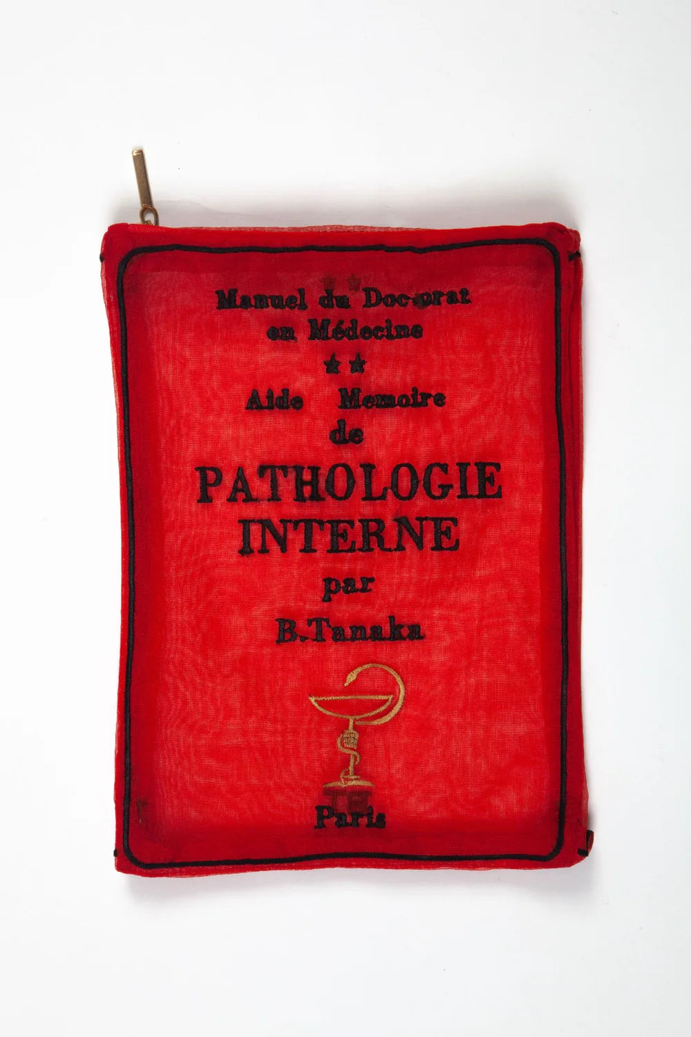 Bolsa em organza PATHOLOGIE, Brigitte Tanaka