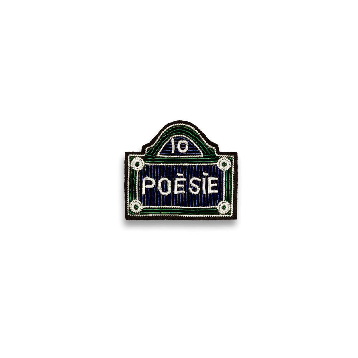Macon & Lesquoy Poetry street sign