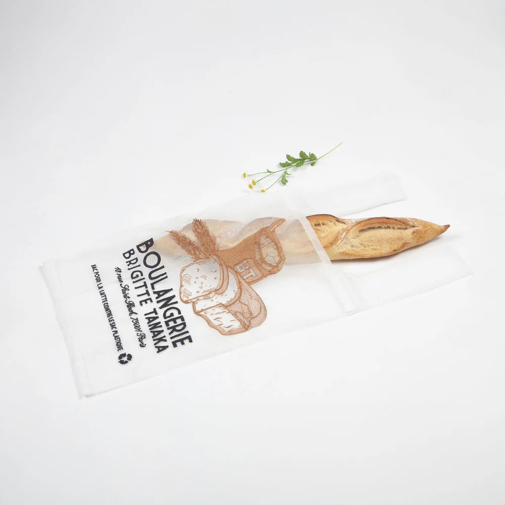 Saco em organza BOULANGERIE Brigitte Tanaka