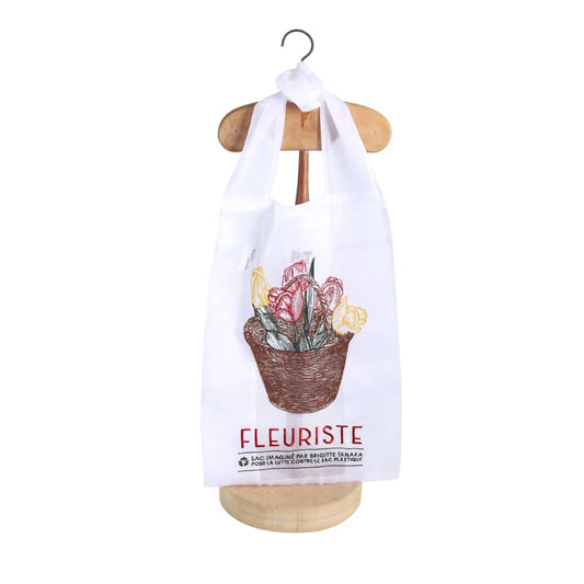 Saco em organza FLEURISTE TULIPE Brigitte Tanaka