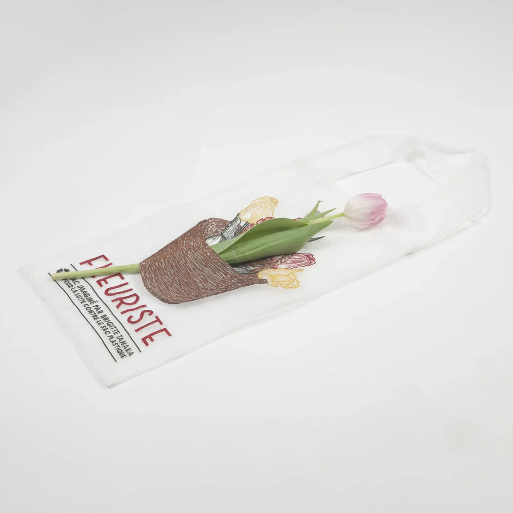 Saco em organza FLEURISTE TULIPE Brigitte Tanaka