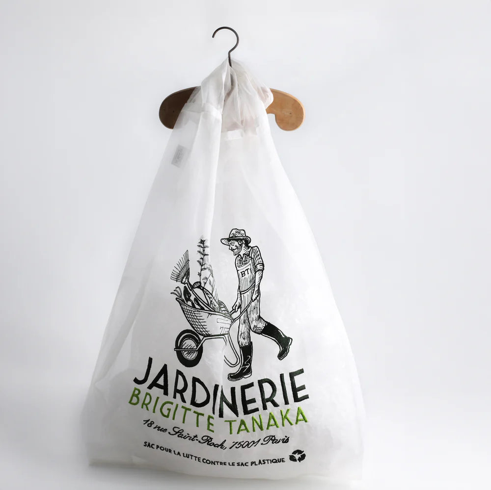Saco em organza JARDINERIE, Brigitte Tanaka